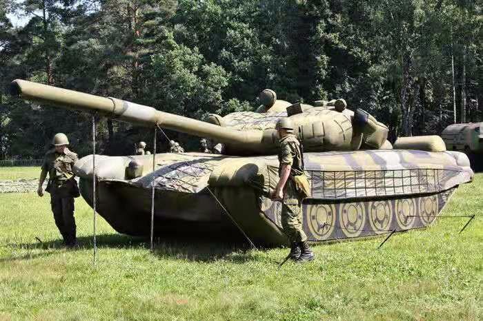 滁州部队充气坦克